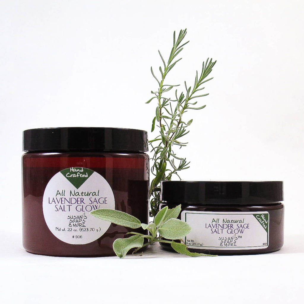 Salt Glow Body Scrub - Lavender Sage
