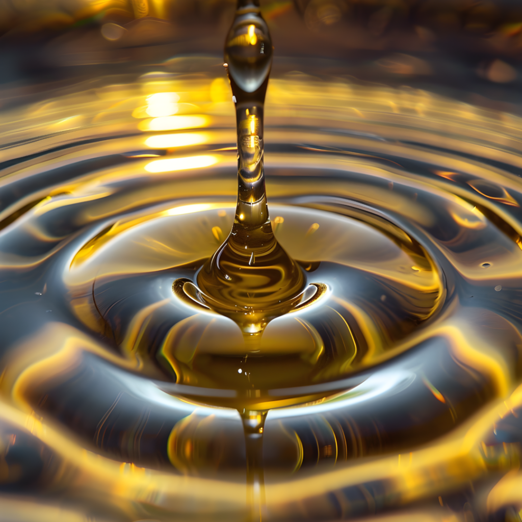 a drop of liquid is used to represent Falll essential oils 