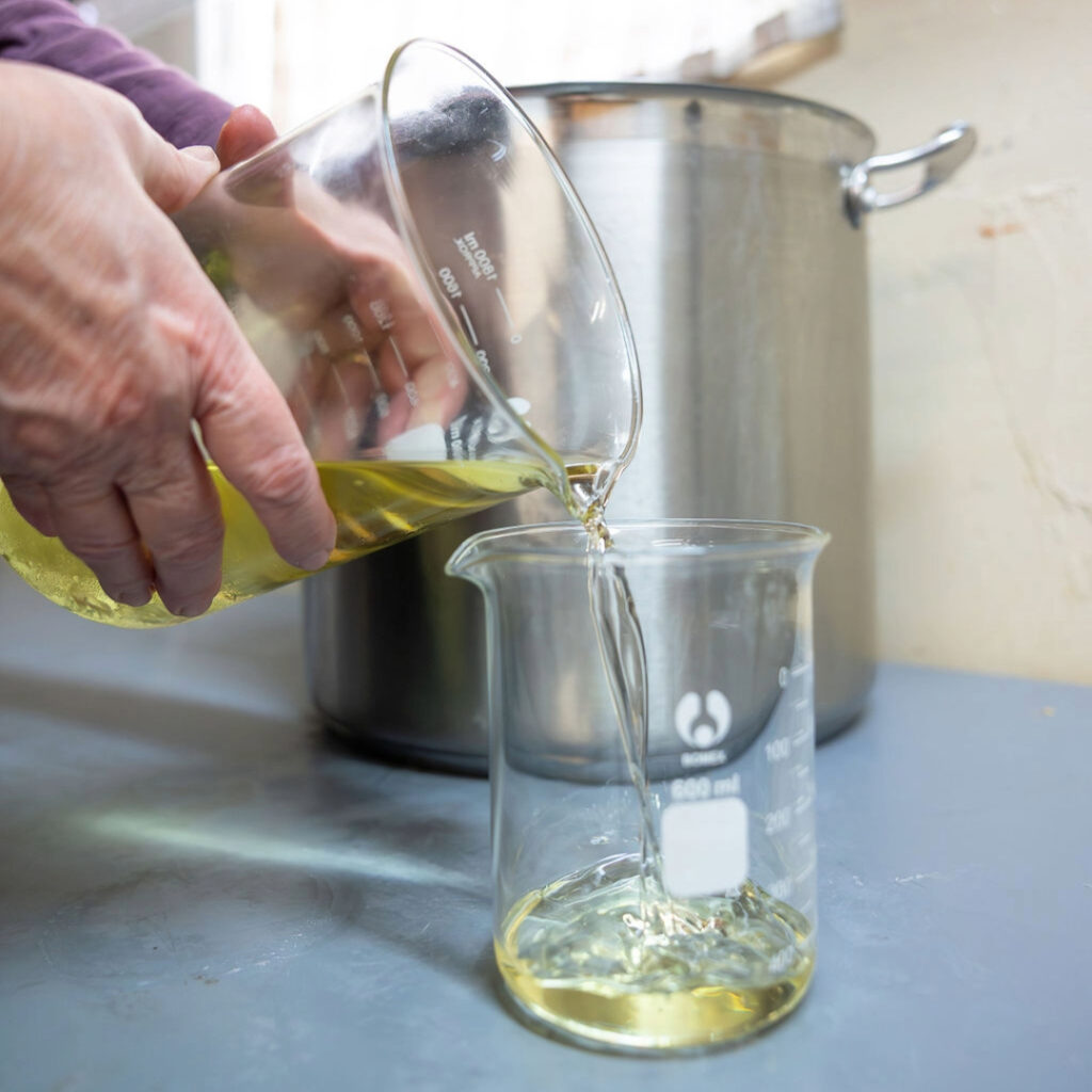 Pouring Essential Oils